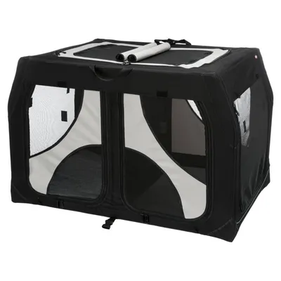 TRIXIE Chenil double mobile Vario et gris TRIXIE Chenil double mobile Vario et gris