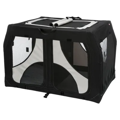TRIXIE Chenil double mobile Vario et gris TRIXIE Chenil double mobile Vario et gris