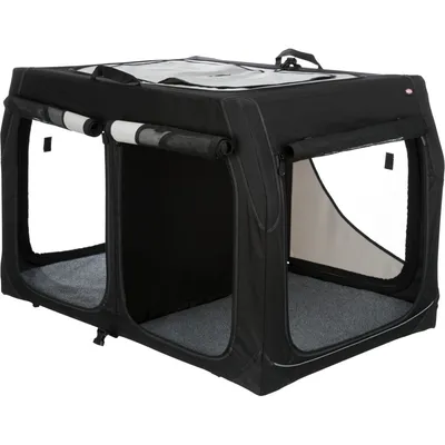 TRIXIE Chenil double mobile Vario et gris TRIXIE Chenil double mobile Vario et gris