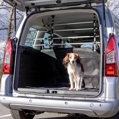 TRIXIE Grille de protection chiens 105-172cm Aluminium é et noir