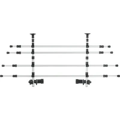 TRIXIE Grille de protection chiens 105-172cm Aluminium é et noir