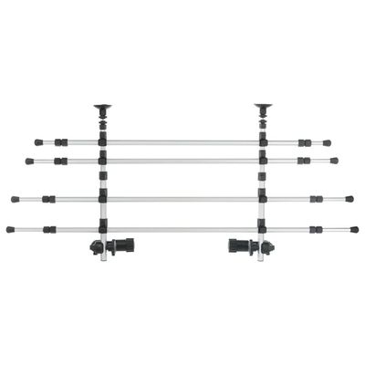 TRIXIE Grille de protection chiens 105-172cm Aluminium é et noir