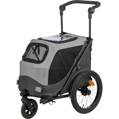 TRIXIE Fahrradanhänger für Hunde, schnell zusammenklappbar TRIXIE Fahrradanhänger für Hunde, schnell zusammenklappbar