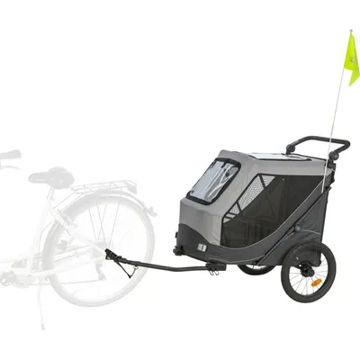 TRIXIE Fahrradanhänger für Hunde, schnell zusammenklappbar TRIXIE Fahrradanhänger für Hunde, schnell zusammenklappbar