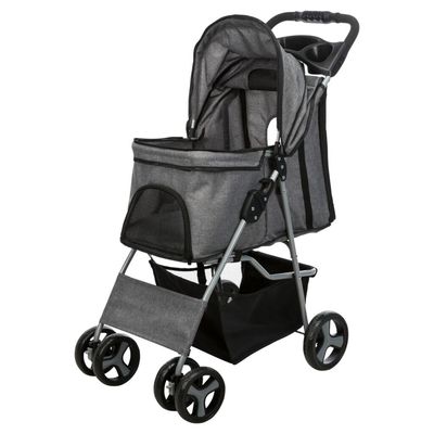 TRIXIE Buggy mit 4 Rädern für Hunde bis 15 kg