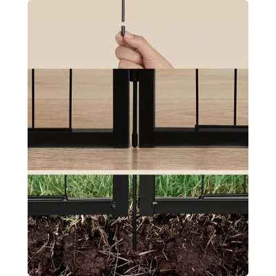 Feandrea Parc pour Chien, Enclos pour Chiot, Clôture, Chenil, Cage