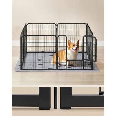 Feandrea Parc pour Chien, Enclos pour Chiot, Clôture, Chenil, Cage