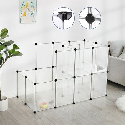 SONGMICS Parc pour Cochons d'Inde, Modulable, Plastique