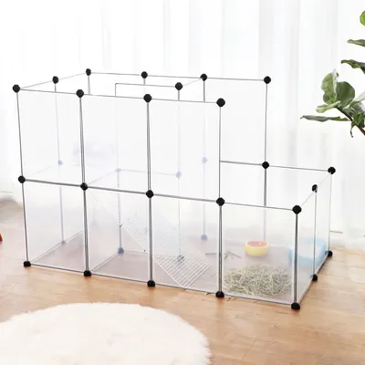 SONGMICS Parc pour Cochons d'Inde, Modulable, Plastique SONGMICS Parc pour Cochons d'Inde, Modulable, Plastique