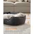 FEANDREA Panier Chien Canapé Tissu Lin FEANDREA Panier Chien Canapé Tissu Lin