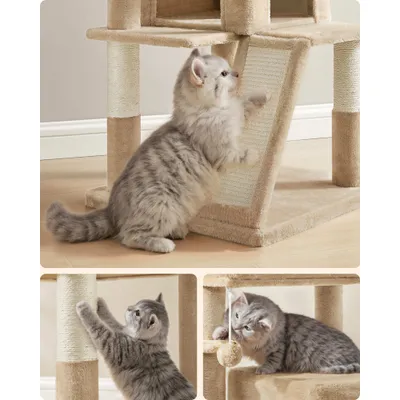 Feandrea Arbre à Chat, Tour de Jeux, Grand Plate-forme