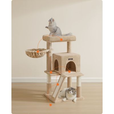 Feandrea Arbre à Chat, Tour de Jeux, Grand Plate-forme
