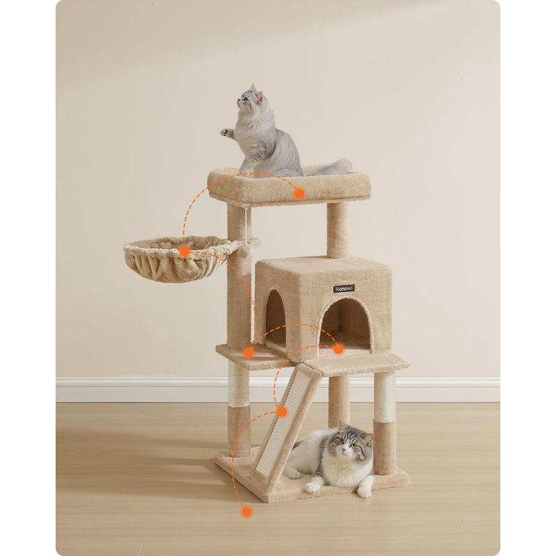 Feandrea Arbre à Chat, Tour de Jeux, Grand Plate-forme