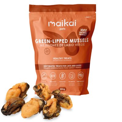 Snack Moules à Lèvres Vertes pour Chiens et Chats – 150 g