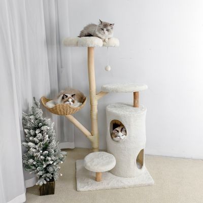 Arbre à Chat Hauteur Centre d'activités pour Chats avec Griffoir en Sisal