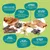 Boîte de 7 friandises naturelles + huile de saumon pour chiens Boîte de 7 friandises naturelles + huile de saumon pour chiens