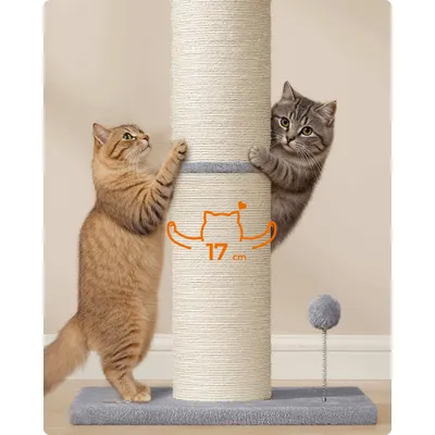 Feandrea Arbre à Chat XL, 85 cm de Haut, Tronc de 13 cm d'Épaisseur