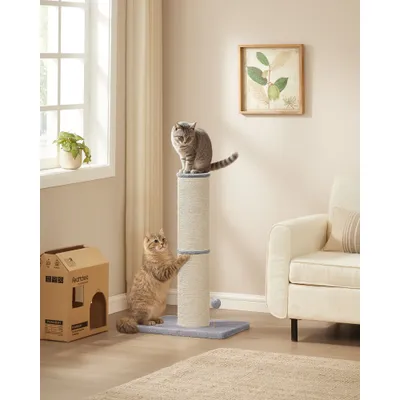 Feandrea Arbre à Chat XL, 85 cm de Haut, Tronc de 13 cm d'Épaisseur