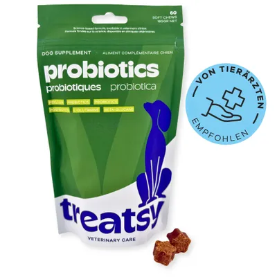 Treatsy Nahrungsergänzungsmittel – Probiotika für Hunde 2er-Pack