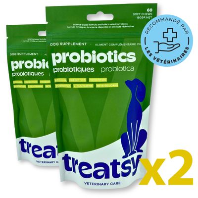 Treatsy Complément Alimentaire - Probiotiques pour chien