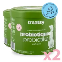 Treatsy Complément Alimentaire - Probiotiques pour chien Lot de 2