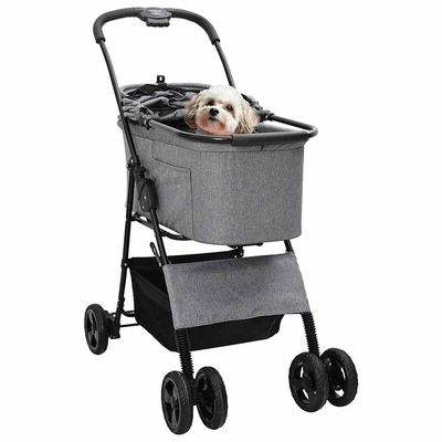 vidaXL Poussette pour Animaux Polyester