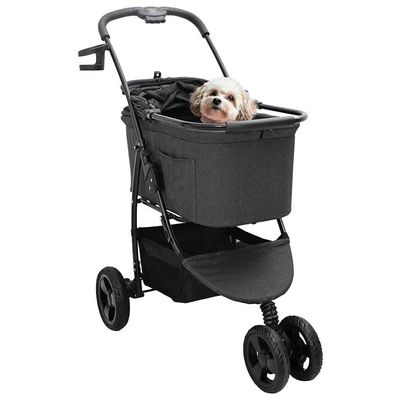 vidaXL Poussette pour Animaux Polyester