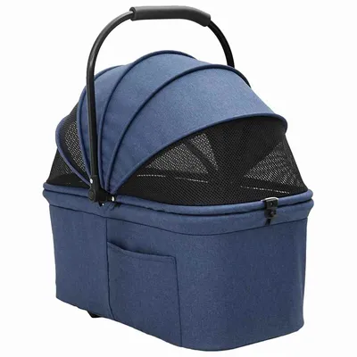 vidaXL Poussette pour Animaux Polyester