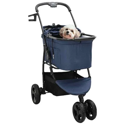 vidaXL Poussette pour Animaux Polyester