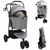 vidaXL Poussette pour Animaux