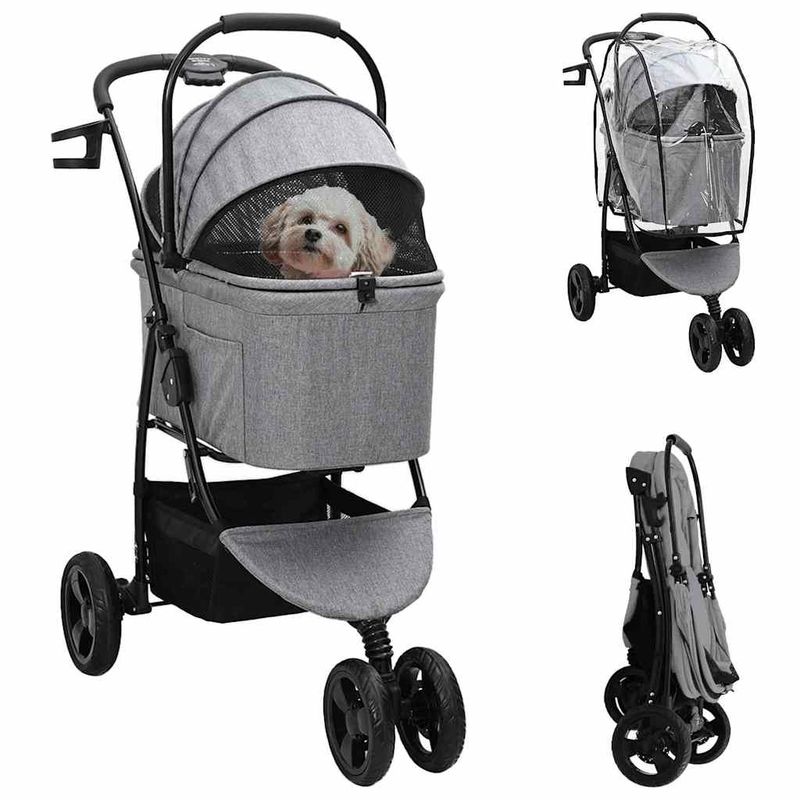 vidaXL Poussette pour Animaux