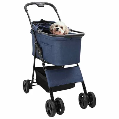 vidaXL Poussette pour Animaux Polyester vidaXL Poussette pour Animaux Polyester
