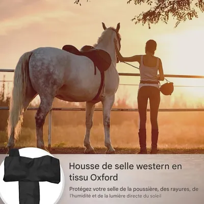 ZooVenture Couverture de selle pour cheval