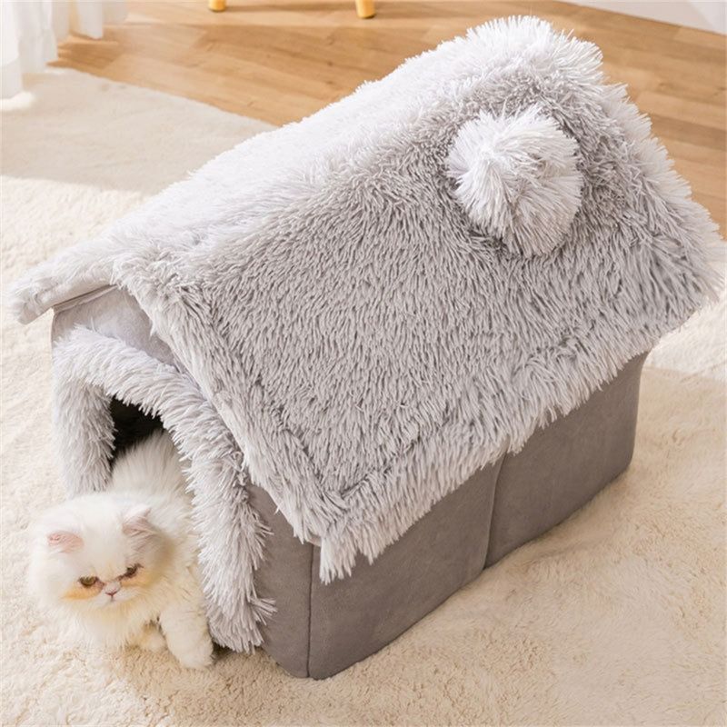 IntiMeg Niche en peluche pour chien