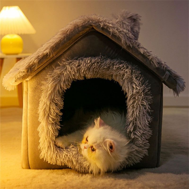IntiMeg Niche en peluche pour chien