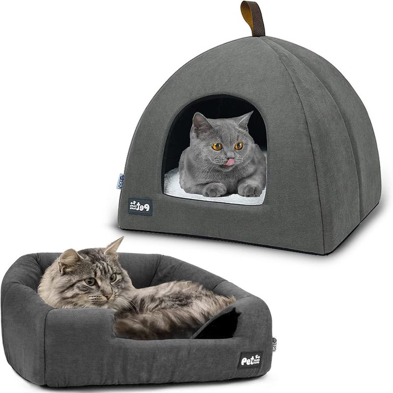 IntiMeg Niche chaud pour chat ou chaton