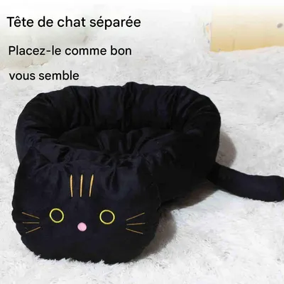 FurryFusion Nid pour chats et chiens avec oreiller