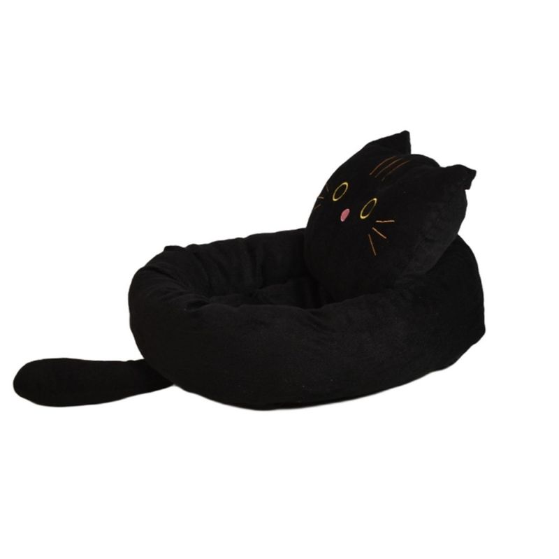 FurryFusion Nid pour chats et chiens avec oreiller