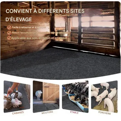 ZooVenture Matelas d'absorption d'eau pour chevaux