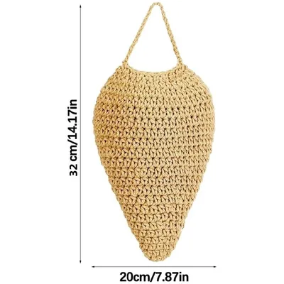 ZooVenture Faux nid de guêpe en coton crocheté pour terrasse et jardin