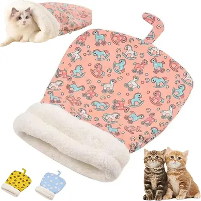 IntiMeg Sac de couchage pour chat d'intérieur