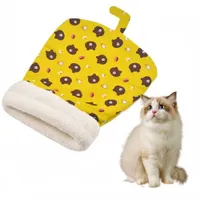 IntiMeg Sac de couchage pour chat intérieur