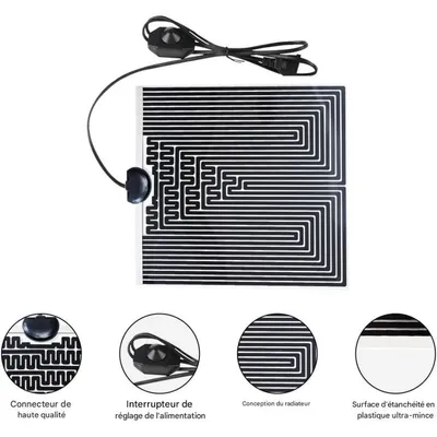 ZooVenture Tapis chauffant pour reptiles