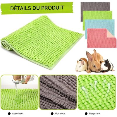 ZooVenture Lot de 8 coussins de cage pour cobayes