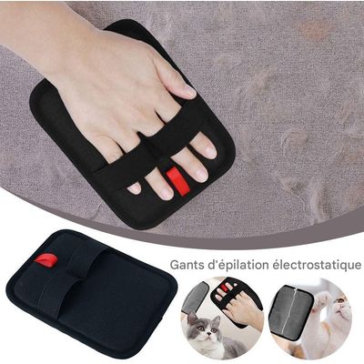 FurryFusion lot de 2 Gant d'épilation pour chiens et chats
