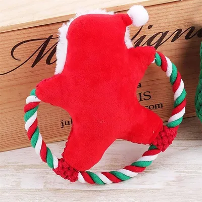 IntiMeg Jouet en peluche de Noël pour chiens