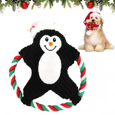 IntiMeg Jouet en peluche de Noël pour chiens