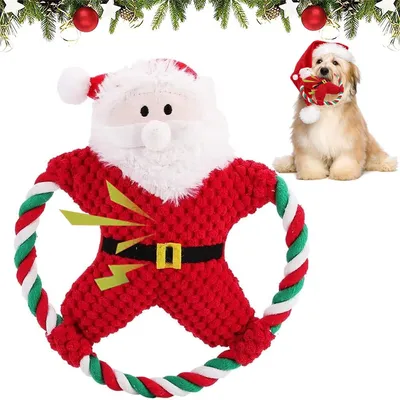IntiMeg Jouet en peluche de Noël pour chiens