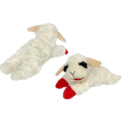 FurryFusion Jouet en peluche pour chien mouton