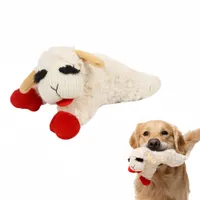 FurryFusion Jouet en peluche pour chien mouton